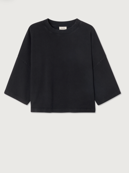 American Vintage - T-shirt - Black - Ample Mc colrond