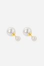 Andcopenhagen - Øreringe - 18 karat guldbelagt 925 sterlingsølv - Sophie small double pearl
