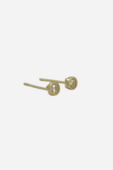 Andcopenhagen - Øreringe studs - 18 karat guldbelagt 925 sterlingsølv - Funk zirkon stud
