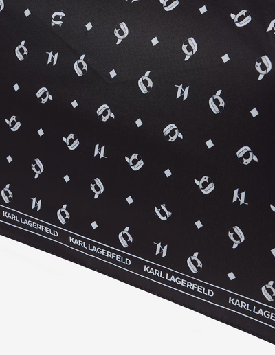 Black Umbrella with Logo - Essential Umbrella - Karl Lagerfeld