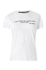 Karl Lagerfeld - Statement T-shirt - Hvid - Quote