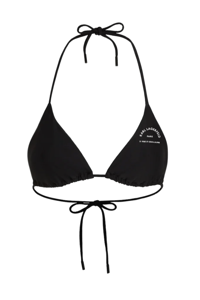 Karl Lagerfeld - Bikini top - Sort - triangle