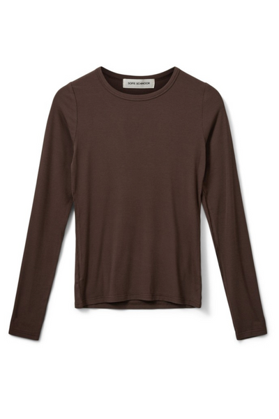 Long-sleeved viscose blouse - Gray - Petricia SNOS243 - Sofie Schnoor 