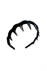 Sassy Copenhagen - Zigzag hårbøjle - Sort Velour - Erika