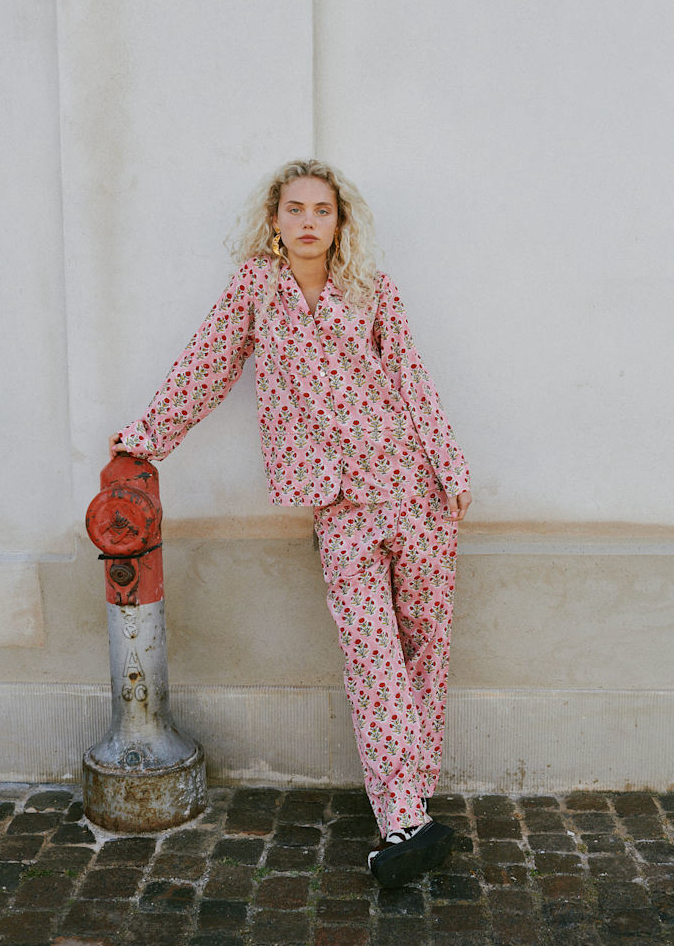 Sissel Edelbo - Nattøjssæt - Cherry Flower - Nuit (PREORDER)