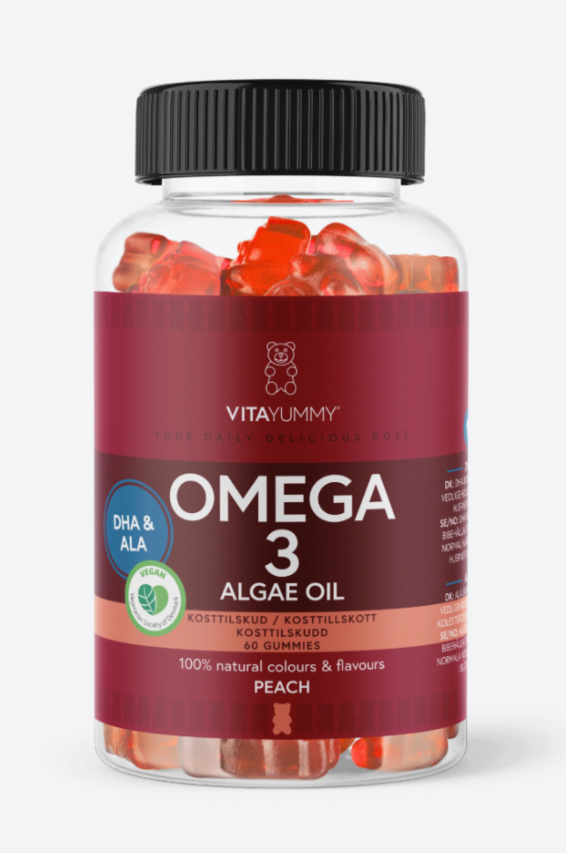 VitaYummy - Kosttilskud - Omega 3 - Peach sss