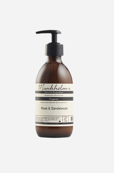 Organic hand og bodylotion - Rose & Sandelwood - 250 ml - Munkholm sss