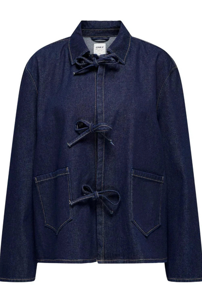 Only - Denim jakke - Dark blue denim - Thille