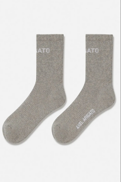 Axel Arigato - Sokker - Grey Melange - Arigato logo rube socks