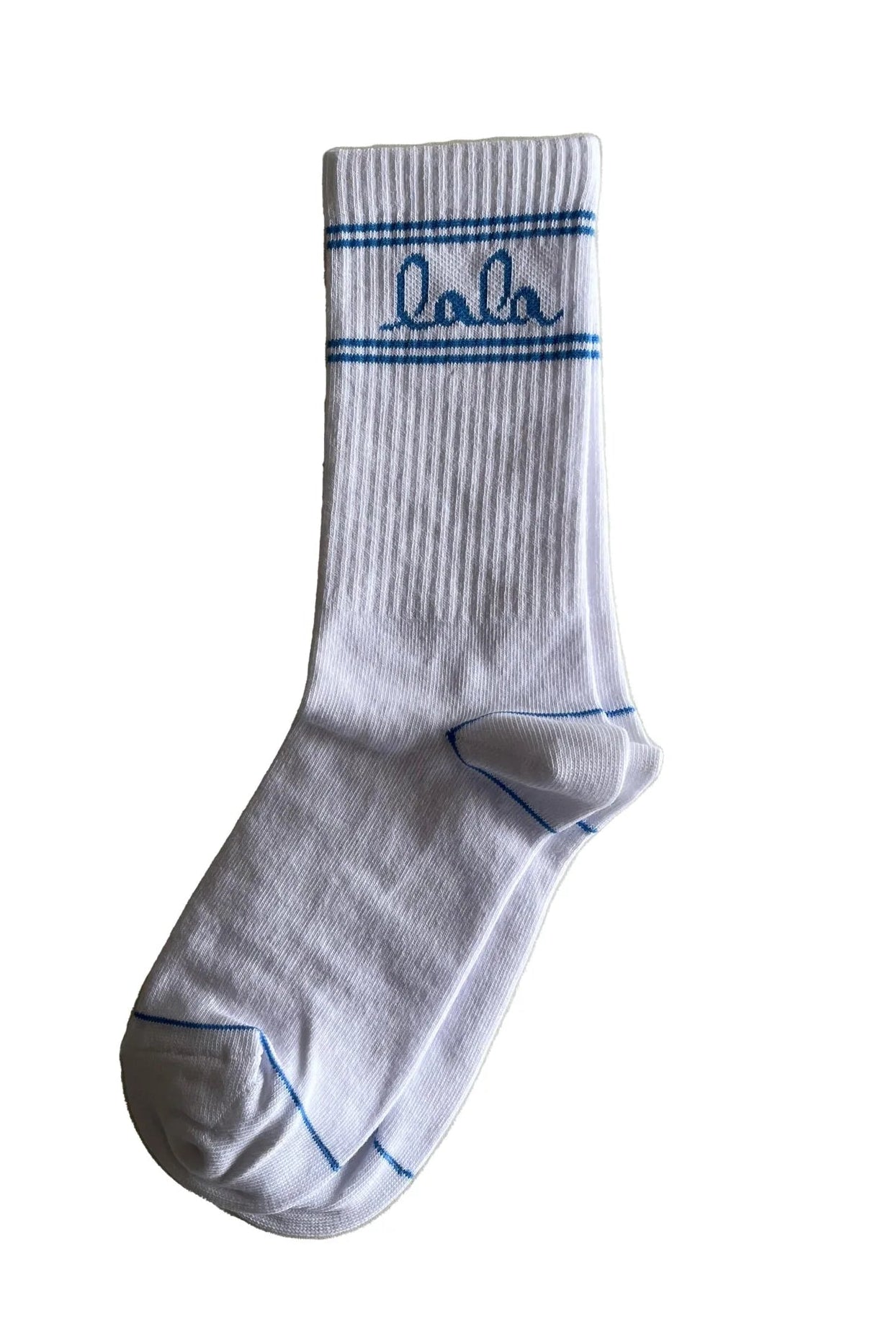 LALA BERLIN - Sokker - White/Blue - Amaya sss