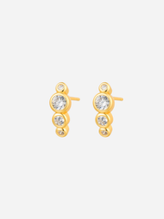 Andcopenhagen Jewelry - Øreringe - 18 karat guldbelagt messing - Taos