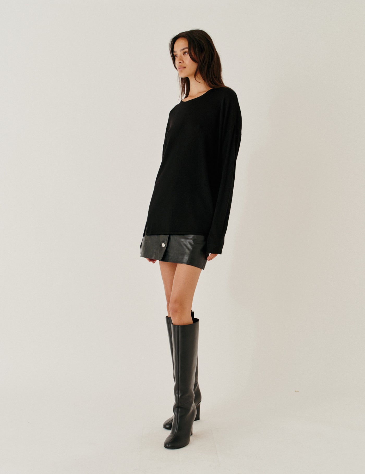 The Garment - Nederdel - Sort - Soho Mini Button Skirt