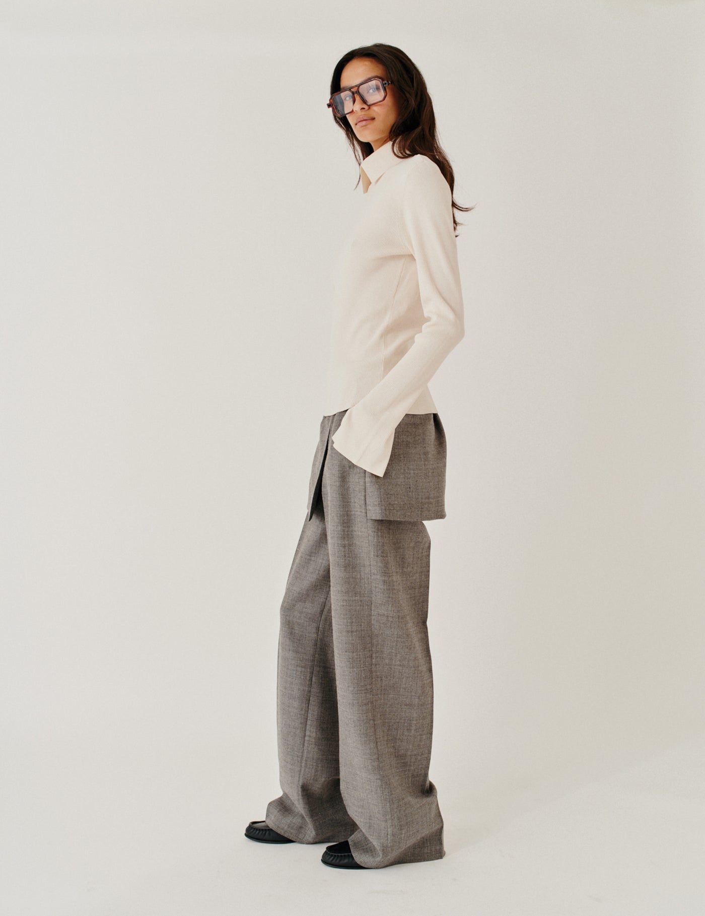 The Garment - Strikbluse - Creme - Madison