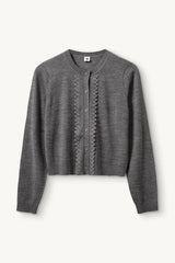 The Garment - Cardigan - Grey Melange - Bergen Scallop