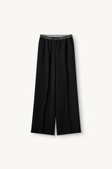 The Garment - Bukser - Black - Crepe Logo Pants