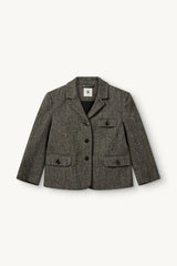 The Garment - Blazer - Black/Brown Herringbone - York Fitted Jacket