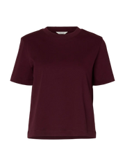 Selected Femme - T-shirt - Fig - Boxy Essential