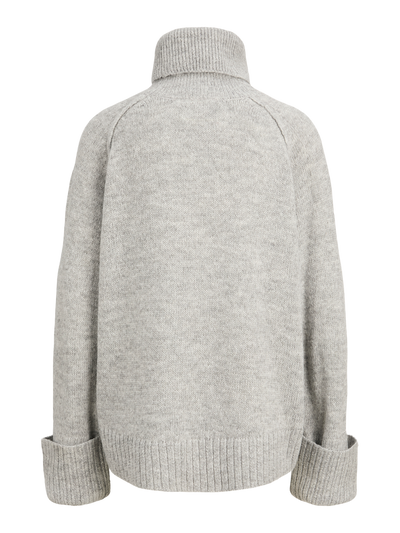 JJXX - Striktrøje - Light grey - Ellinora