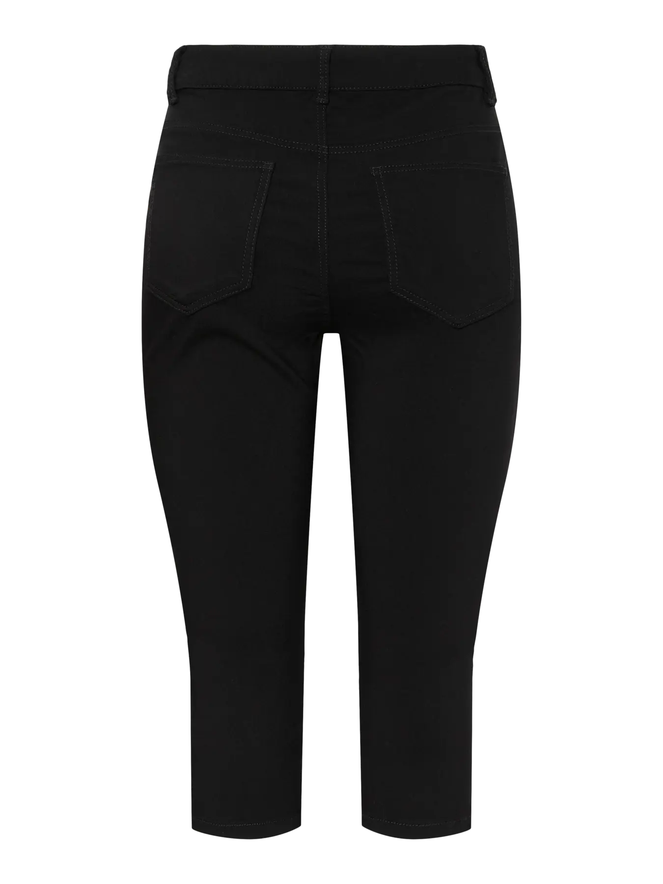 Pieces - Capri bukser - Sort - Skinwear