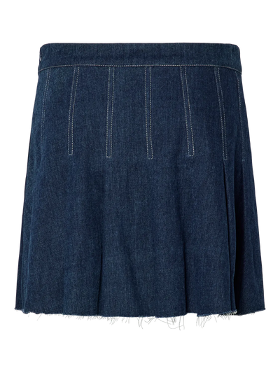 Pieces - Nederdel - Dark blue denim - Fabia