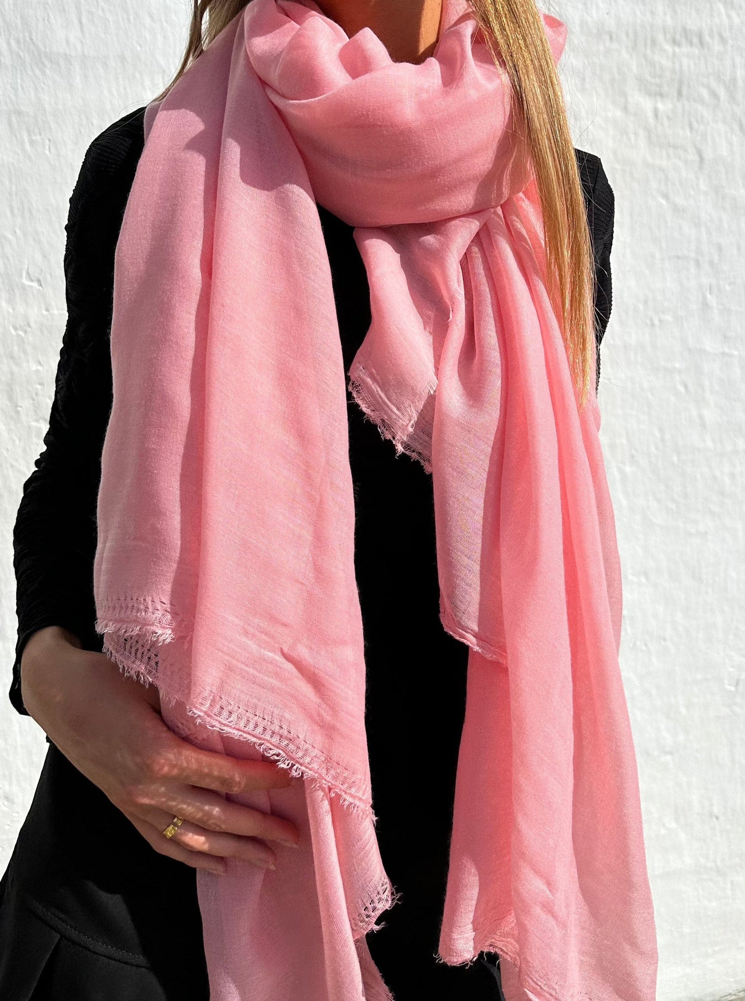 Andcopenhagen - 100% Bomulds Tørklæde - Siesta - Pink