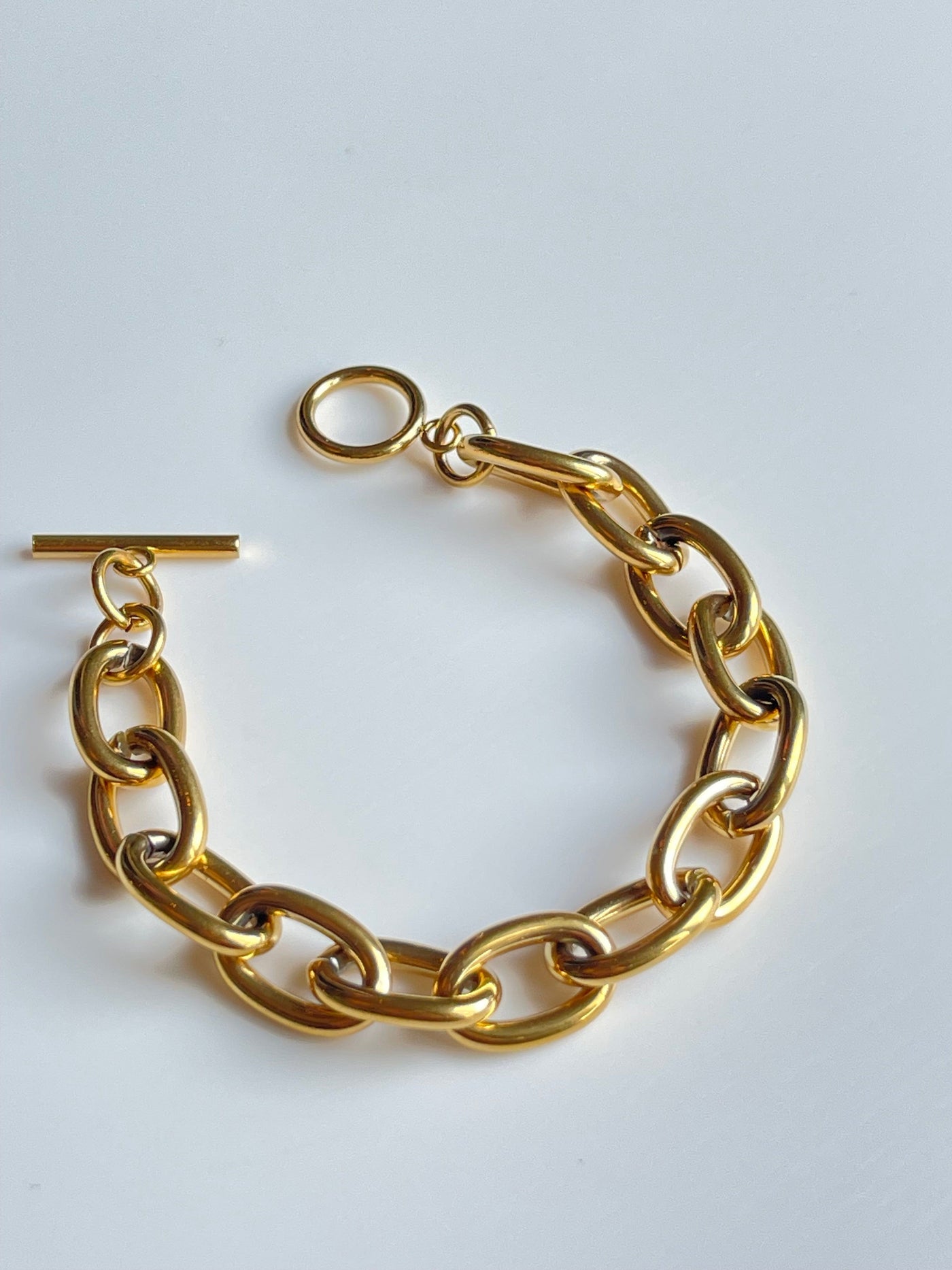 Andcopenhagen Accessories Andcopenhagen - Chunky chain Sia Armbånd - 18 karat guldbelagt