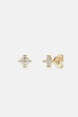 Andcopenhagen Jewelry - Stud Earrings - 18 Karat Gold Plated 925 Sterling Silver - Flower
