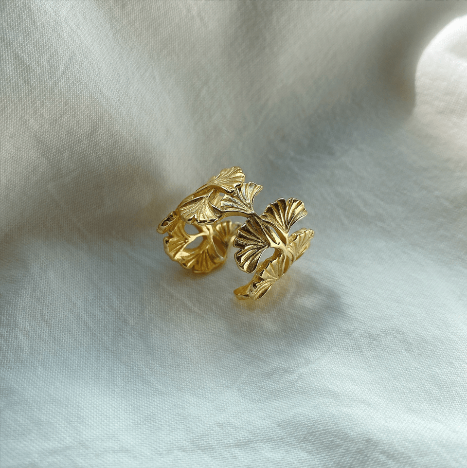 Andcopenhagen Smykker Andcopenhagen - Julia ring - 18 karat guldbelagt sterlingsølv