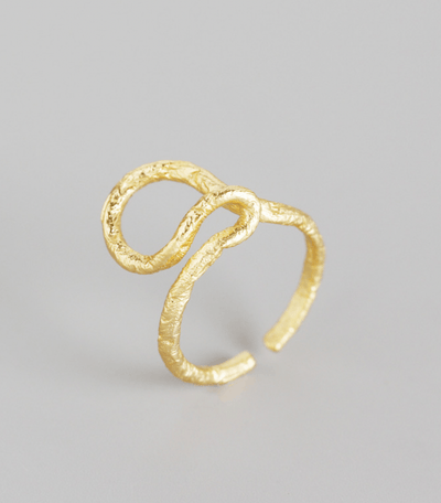 Andcopenhagen Smykker Andcopenhagen Mathilda Ring - 18 karat guldbelagt sterlingsølv - guld