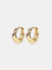 Andcopenhagen Jewelry Icon Collection - Øreringe hoops - 18 karat guldbelagt 925 sterlingsølv - Rookie