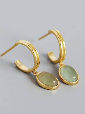 Andcopenhagen Guldøreringe Gold-plated Andcopenhagen - Silja earring - Guldbelagte øreringe