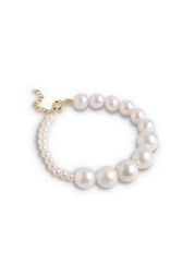 Bracelet with freshwater pearls - Amara - Enamel