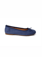 Ballerina Navy suede - Lucy Lu - Pavement