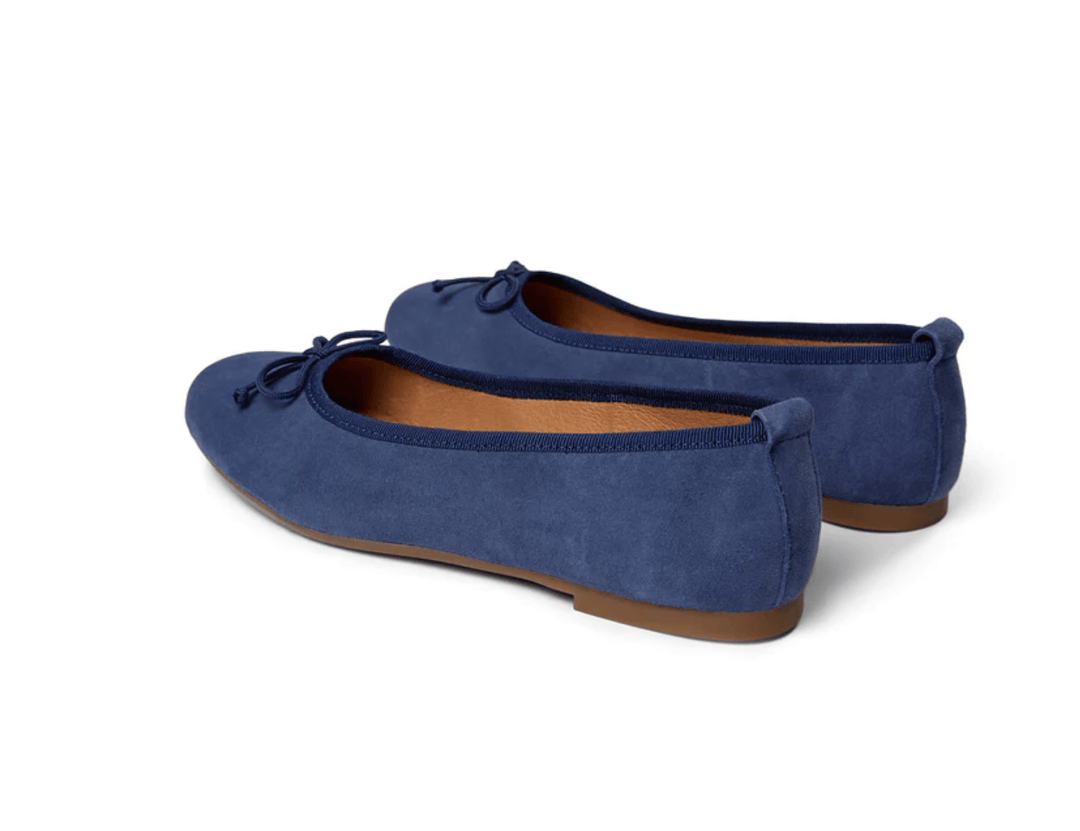 Hobbs Prior Ballerina Pumps Ballerina Navy Suede Lucy Lu