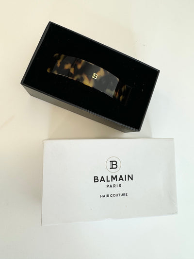 Preloved armbånd Balmain logo hårspænde - Luksus secondhand