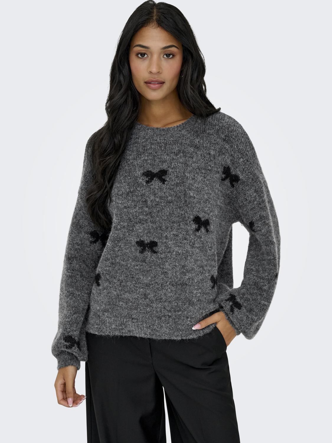 Only - Strik - Medium grey melange - Brunhilda Life