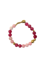 Ibu Jewels - Armbånd - Pink Mix - Big Bo Mixed