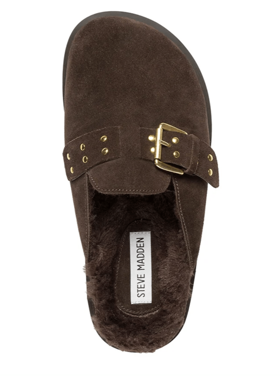 Brown Evergreen Mules Steve Madden Delicious and soft Stilkompagniet