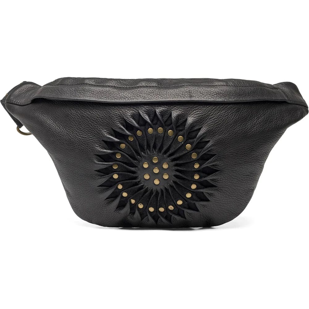 Billede af Bumbag - Sort Læder taske med håndlavet design - 15990 - Depeche