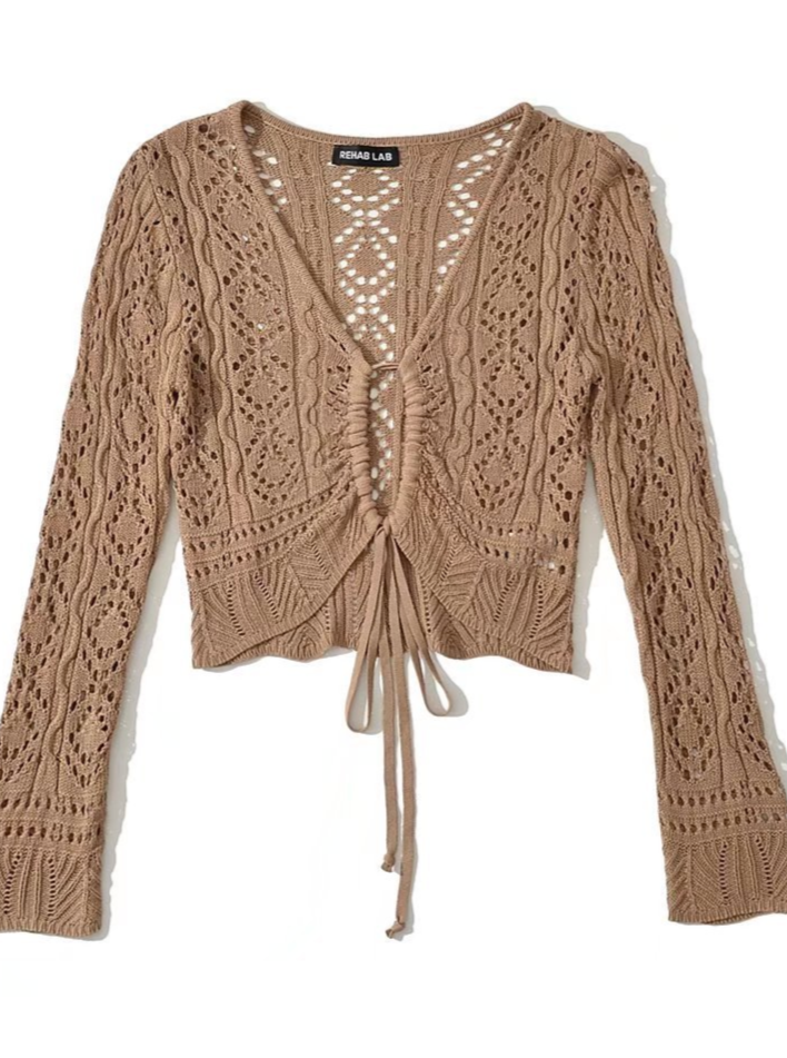 Sassy Copenhagen Overdele Cardigan - Khaki - Betty - Sassy Copenhagen