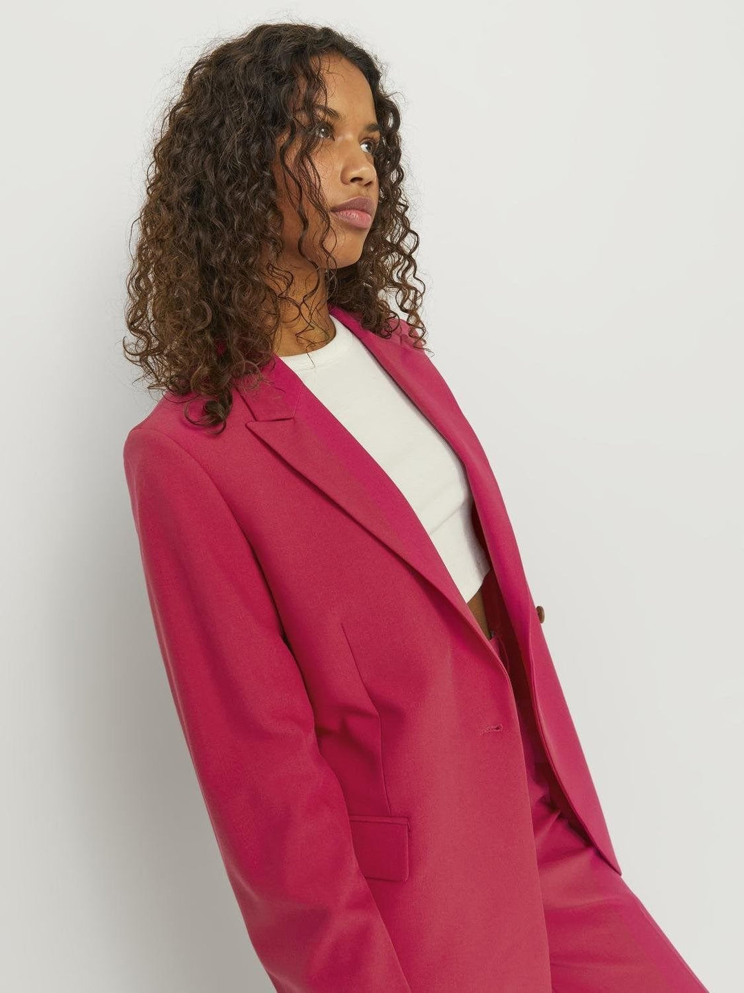 Cerise blazer Pink Mary JJXX Elegant and stylish Stilkompagniet