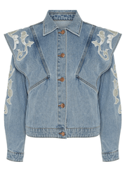 Cool Denim Jakke - Thea Denim Blue - YAS