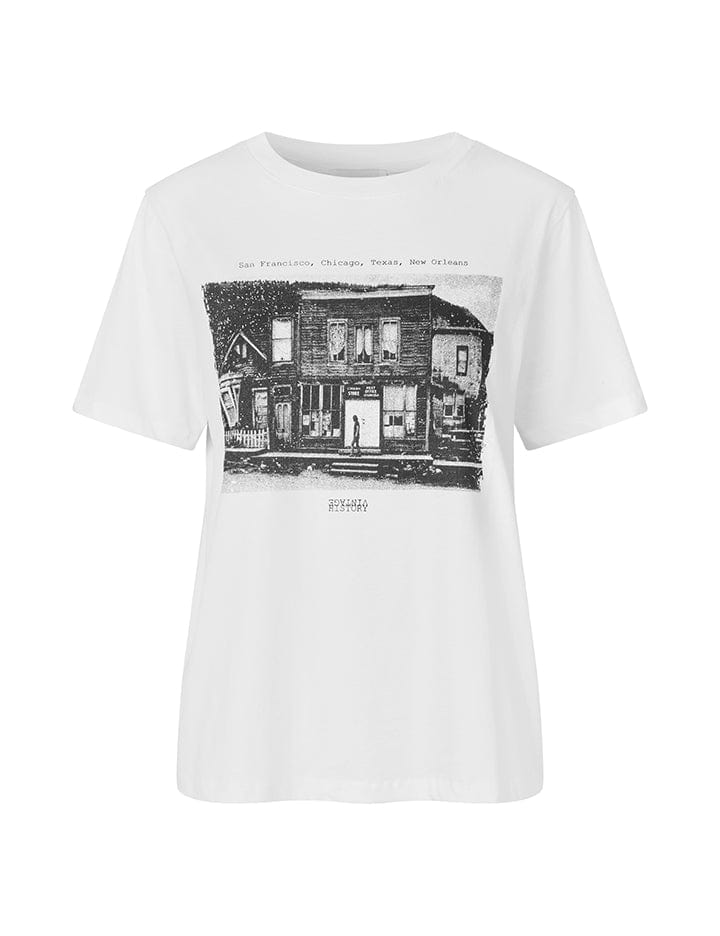 Global Funk Overdele Cool Hvid T-shirts med print - Vintage History - Global Funk
