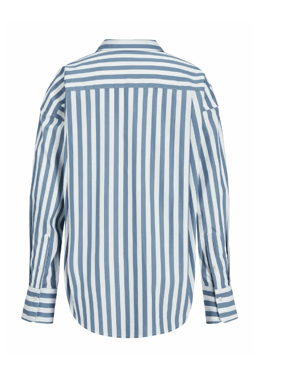 JJXX skjorte Coronet Blue Stripes Skjorte - JJXX Jamie