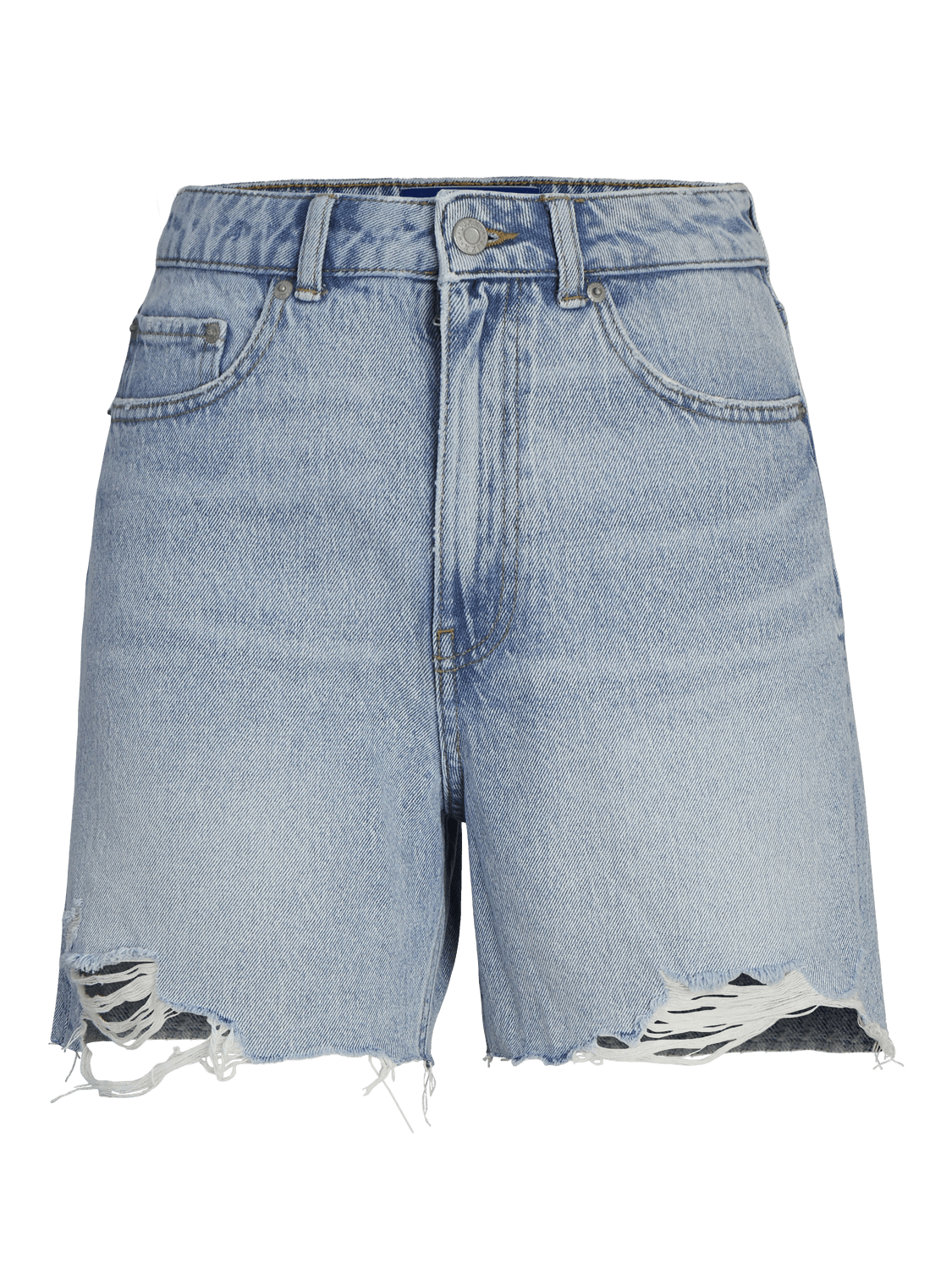 JJXX Underdele Denim shorts med slid - Light blue denim - Aura - JJXX