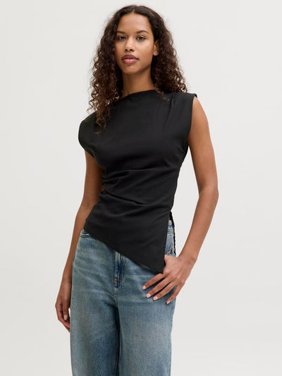 JJXX - Top - Black - Cat Sl Assymetric