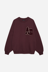 Anine Bing - Sweatshirt - Fig - Miles Letterman