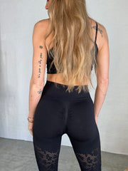 Fitness leggings - Leo hulmønstrede - Isa Leo -  Sassy Copenhagen