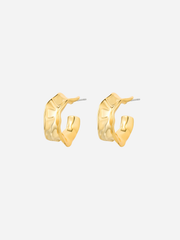Andcopenhagen Jewelry - Øreringe - Guldbelagt Messing - Gracy
