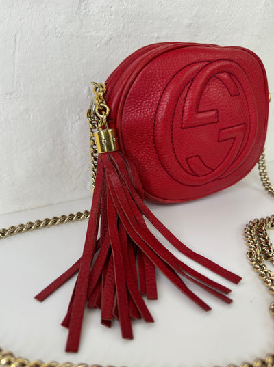 Preloved tasker & punge Gucci - Soho chain crossbody bag - Secondhand
